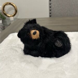 Adorable Black Bear Plush Toy